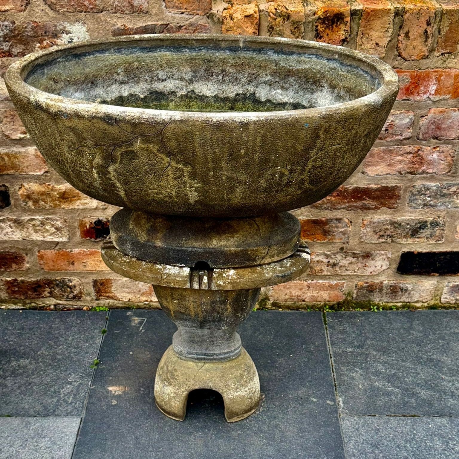 Victorian Stone Urn on Base
