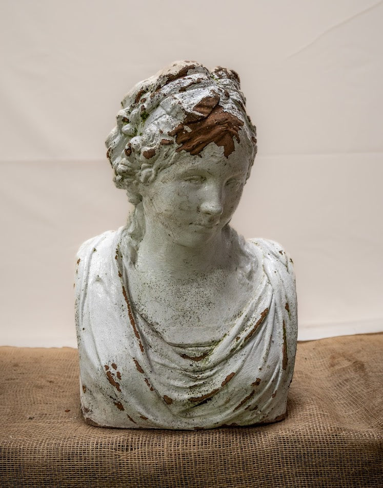 Lady Bust of Terracotta - 2 ft Tall, 16 inches Wide