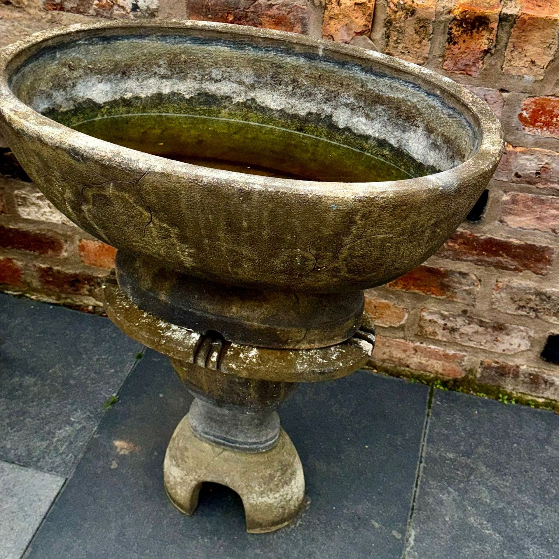 Victorian Stone Urn on Base