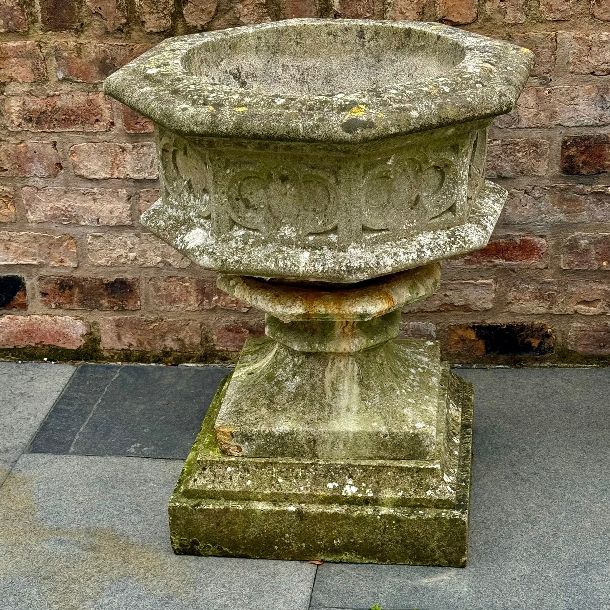 Stone Gothic-Style Planter